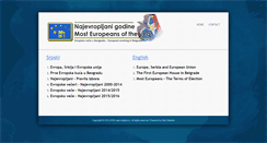 Desktop Screenshot of najevropljani.com